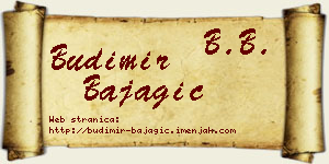Budimir Bajagić vizit kartica